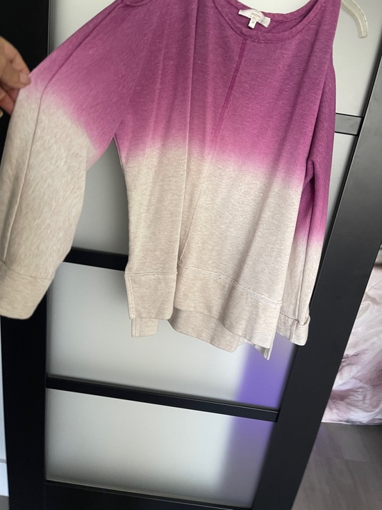entro Sweaters - entro Ombre Crewneck Sweater in Pink and Cream oversized up to xxl